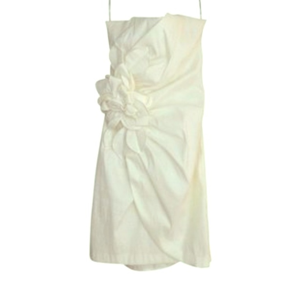 Beautiful White Jessica McClintock Cocktail Dress